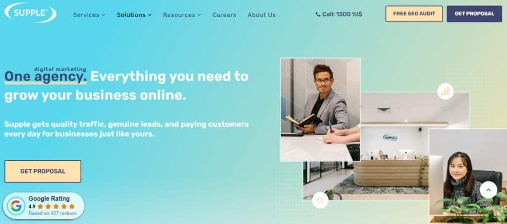 Supple Digital website
